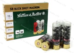 12ga S&B, 3" Mag, 00 Buckshot, 15 Pellet, 250rd Case.