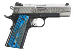 Ruger SR1911 "Street Edition" Pistol, 45ACP, Newport NH Engraved Stainless Commander, New. 16702
