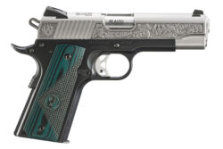 Ruger SR1911 "Street Edition" Pistol, 45ACP, Mayodan NC Engraved Stainless Commander, New. 16704