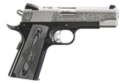 Ruger SR1911 "Street Edition" Pistol, 45ACP, Prescott AZ Engraved Stainless Commander, New. 16703