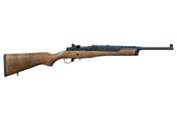 Ruger Mini-30 Semi Auto Rifle, 7.62x39, Wood Stock, Blued, New.