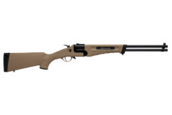Savage 42 Over Under Combo Firearm , 22LR-410, Blued, 20" Barrel, FDE Polymer, New.