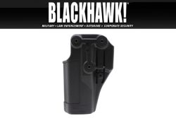 Blackhawk CQC Sportster Standard Holster for Glock 17, 22, 31. Matte Black RH.