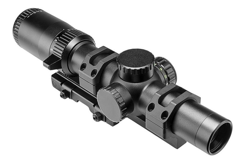 VISM 16×24 NcStar Tactical Rifle Scope and SPR Mount Combo, 30mm Tube