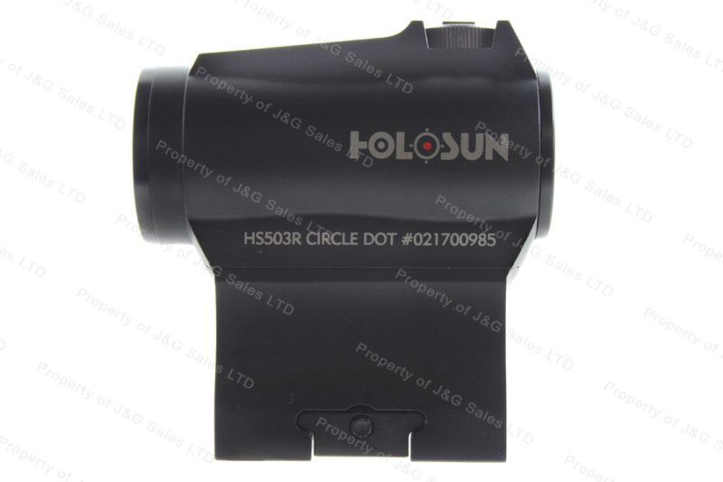 Holosun HS503R Red Circle Dot Sight, Rotary Switch, 50,000