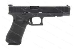 Glock 34 MOS 9mm Gen 5 Semi Auto Pistol, Adj Sights, nDLC Finish, Modular Optic System, Black, New.