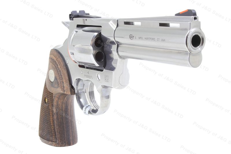 Colt Python Revolver, 357 Magnum, 4.25″ Barrel, Stainless