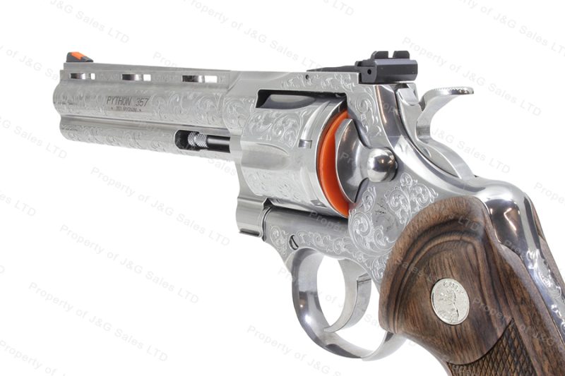 Colt Python Revolver, 357 Magnum, 6″ Barrel, Special Engraved Edition ...