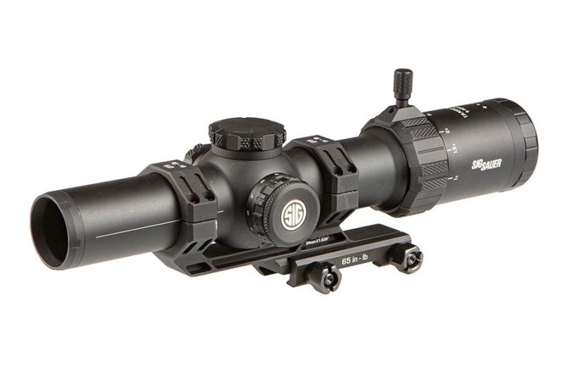 シグザウエル デュアル シューティング ギャラリー Sig Sauer Tango MSR 1-10×28 Rifle Scope, 34mm Tube, Black