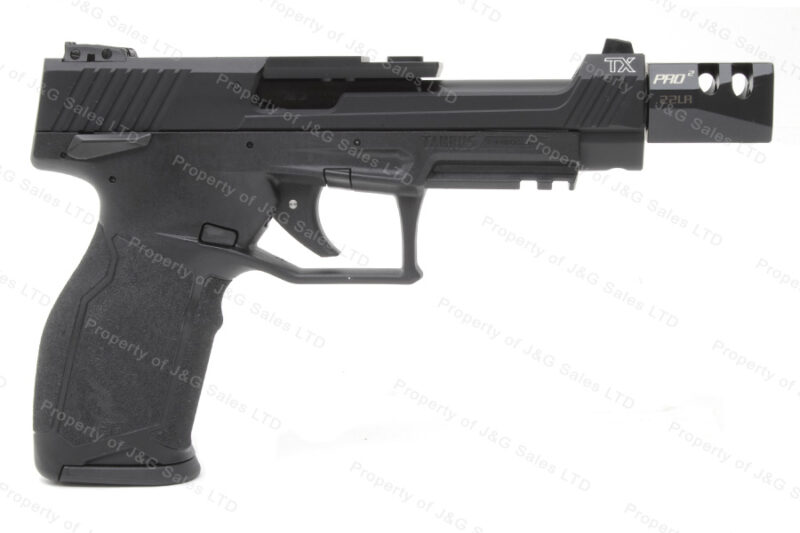 Taurus TX22 Competition SCR Semi Auto Pistol, 22LR, 4″ Barrel with