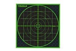 TruGlo 12"x12" Florescent Splatter 100yd Sight-In Target. 6 Pack.