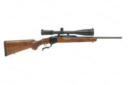 Ruger #1AB Single Shot Rifle, 204Ruger, 22" Barrel, Blued, Walnut, With Scope, Exc, Used.