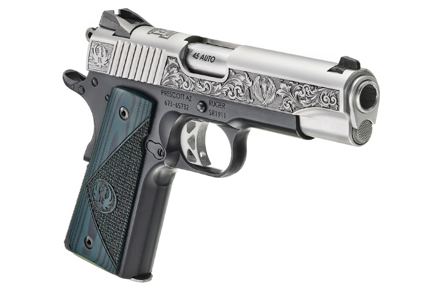 BARNS REAL ENGRAVE CUSTOM マルイ M1911A1 Custom Engraved 1911A1 Pistol sold at auction on 2nd May