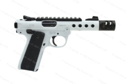 Ruger 22/45 MKIV Semi Auto Pistol, 22LR, 4.4'' Barrel w/ Compensator, Stormtrooper White, New.