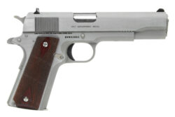 Colt 1911 Govt Classic Series 70 Semi Auto Pistol, 38 Super, 5" Barrel, Stainless, New.