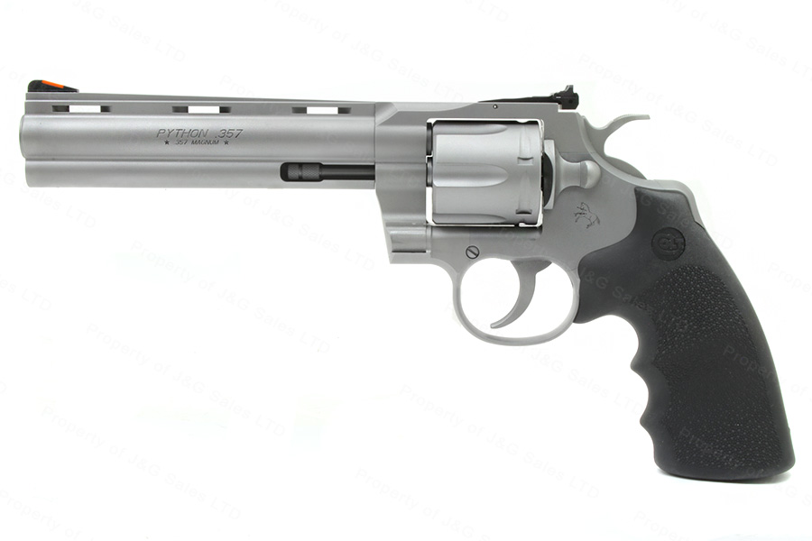 □ COLT PYTHON 357mag 6インチモデル コルトパイソン.357マグナム 6インチ ブラックモデル - BBエアー