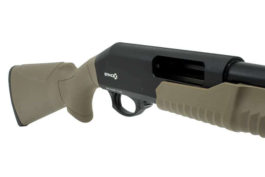 ERMOX X-PRO Pump Action Shotgun, 12ga, 18.5″ Barrel, Black