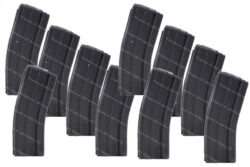 ASC AR-15 6.8 SPC 25rd Magazine, Black Stainless, Pack of 10, New.