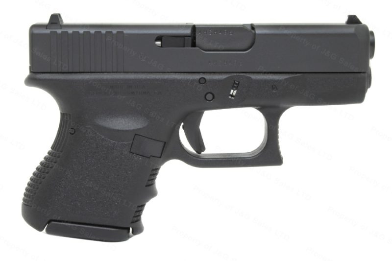 Glock 28 380ACP Gen 3 Sub-Compact Semi Auto Pistol, Black