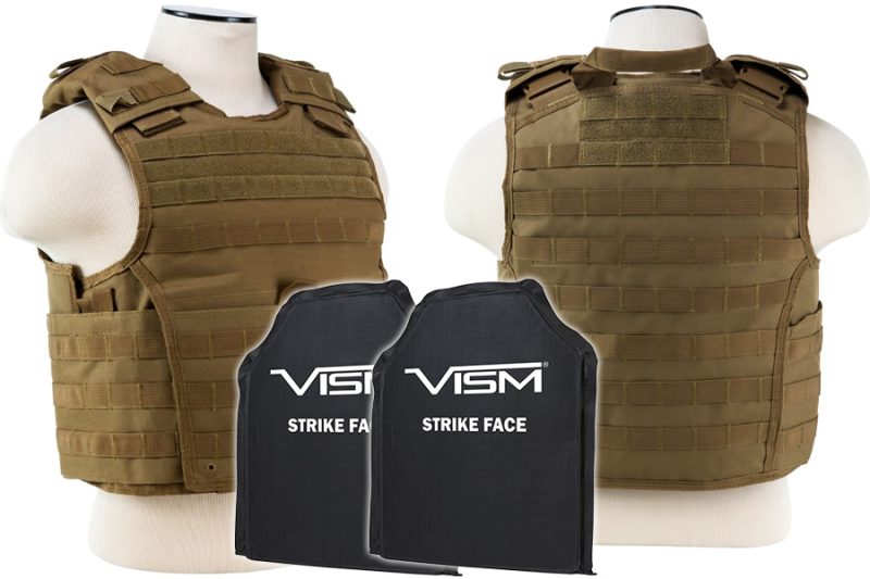 Plate Carrier Vest Expert Series, with Two Soft Ballistic 10×12 Panels