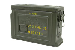 Ammo Can, 30Cal, NR33 Pattern, OD Green Steel, VG, Used.