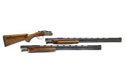 SKB 785 Over Under Shotgun, 20ga & 28ga Set, Double O/U 28" Barrels, Engraved, VG+ In Suitcase, Used.