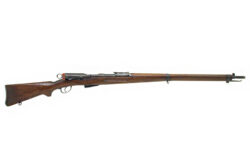Swiss Bern 96/11 Bolt Action Straight Pull Rifle, 7.5 Swiss, 30" Barrel, C&R, VG Batch, Used.