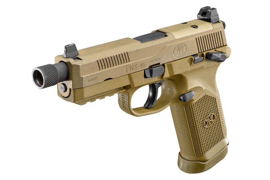 FN FNX-45 Tactical FDE タクティカルライト付き FN FNX-45 Tactical .45 ACP NS Pistol w/ 2x15 Vortex Viper