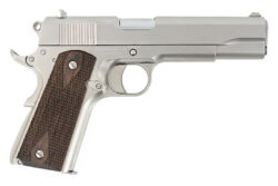 Tisas 1911 Stakeout Semi Auto Pistol, 9mm & 38 Super, 5" Barrel, Nickel, New.